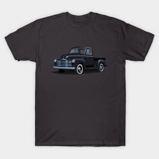 1949 Chevy Pickup Truck in black T-Shirt